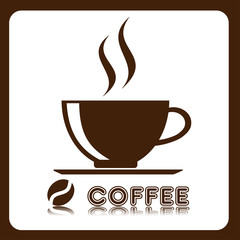 Coffee cup icon, vector illustration