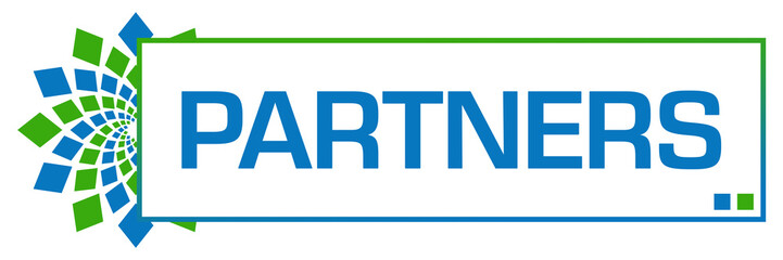 Partners Green Blue Circular Bar 