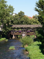 Stauwehr der Alb in Ettlingen