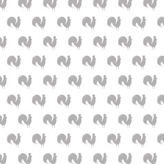 rooster year isolated icon vector illustration design