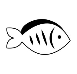fish meat food isolated icon vector illustration design