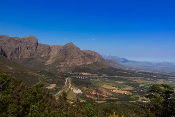 Foto op Canvas Du Toit’s Kloof Mountain Road Pass, Cape Town, South Africa © Ava Peattie
