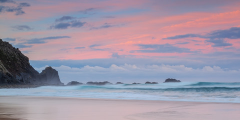 Fototapeta na wymiar Magic seascape at sunset.