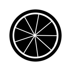 Obraz premium lemon citrus fruit icon vector illustration design