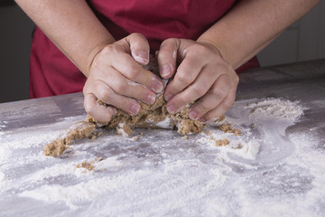 In der Weihnachtsbäckerei