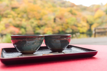 Naklejka na ściany i meble Japanese green tea
