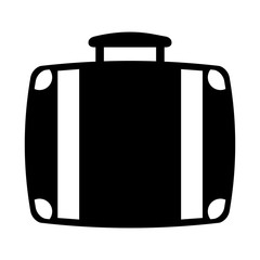 suitcase travel isolated icon vector illustration design