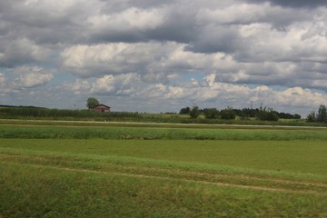 Fototapeta na wymiar Landscape and farmland