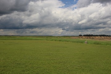 Obraz premium Landscape and farmland