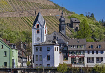 Fototapeta na wymiar die Stadt Kaub am Rhein