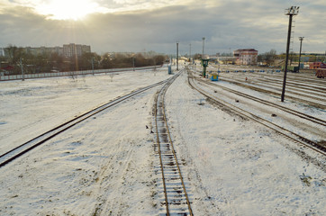 The Belarusian railway.