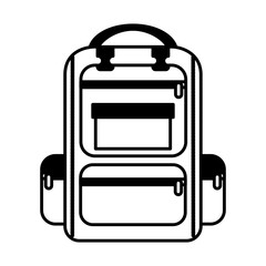 suitcase travel isolated icon vector illustration design