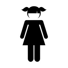 young woman avatar character vector illustration design