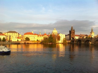 Prague bridge