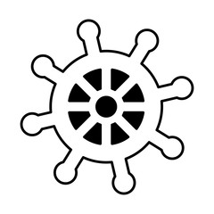 timon ship maritime icon vector illustration design