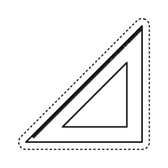 rule school supply icon vector illustration design