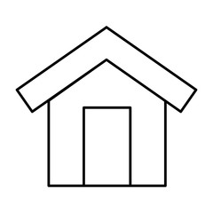 house exterior isolated icon vector illustration design