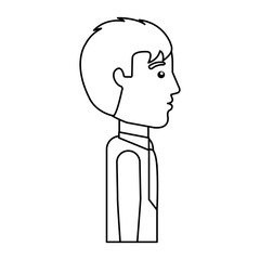 businessman character isolated icon vector illustration design