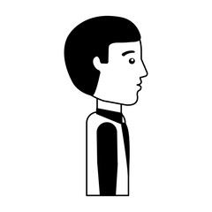 businessman character isolated icon vector illustration design