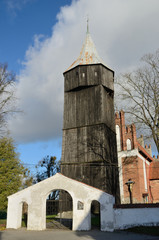 Obraz premium Kościół w Radostowie na Warmii