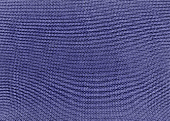 Blue knitted material texture.