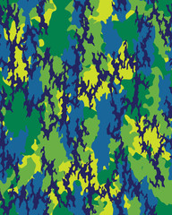 Fototapeta na wymiar Fashionable camouflage pattern, military print .Seamless illustration, wallpaper 
