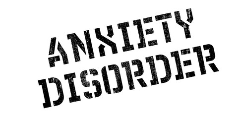 Anxiety Disorder rubber stamp