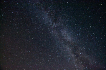 Milky Way. Beautiful summer night sky with stars