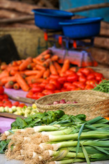 Vegetables on sale