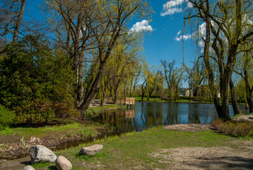 Historyczny park Oruński w Gdańsku 