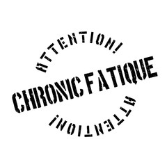 Chronic Fatique rubber stamp