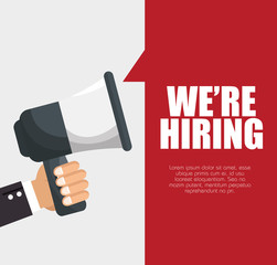 recruitment process concept icon vector illustration design