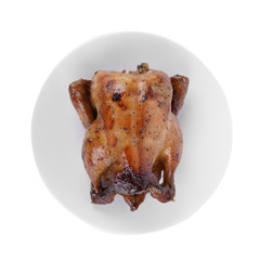 Roasted whole chicken