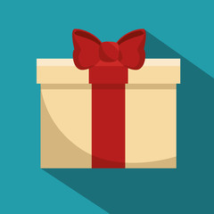 gift box present isolated icon vector illustration design