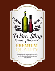 the best wine collection vector illustration design