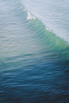 View of wave in the sea