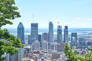 scenic view of summer Montreal