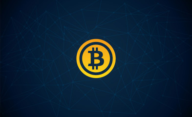 Fondo bitcoin simbolo