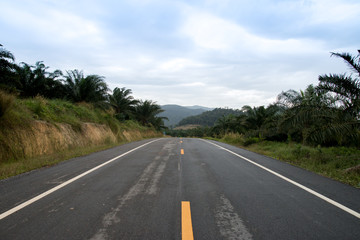 Fototapeta na wymiar Roads in rural