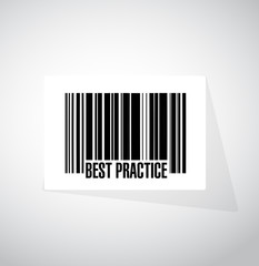 best practice barcode sign concept