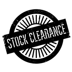 Stock clearance stamp. Grunge design with dust scratches. Effects can be easily removed for a clean, crisp look. Color is easily changed.