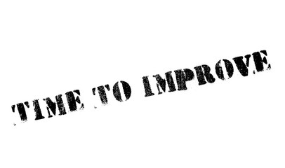 Time to improve stamp. Grunge design with dust scratches. Effects can be easily removed for a clean, crisp look. Color is easily changed.