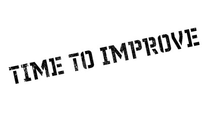 Time to improve stamp. Grunge design with dust scratches. Effects can be easily removed for a clean, crisp look. Color is easily changed.