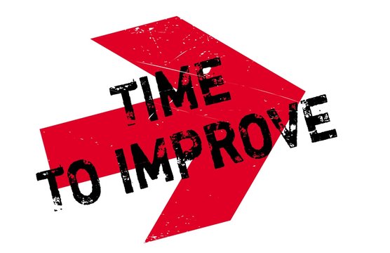 Time to improve stamp. Grunge design with dust scratches. Effects can be easily removed for a clean, crisp look. Color is easily changed.