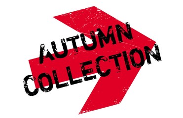 Autumn collection stamp. Grunge design with dust scratches. Effects can be easily removed for a clean, crisp look. Color is easily changed.