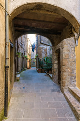 Fototapeta na wymiar Pitigliano (Italy) - The gorgeous medieval town in Tuscany region, known as 
