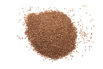 Pile of brown rice