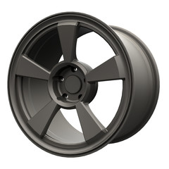 Fototapeta premium Aluminum cast disks for a car (3D model) 