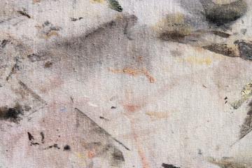 Abstract hand drawn background. Acrylic on cloth. 