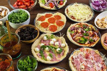 Small pizzas